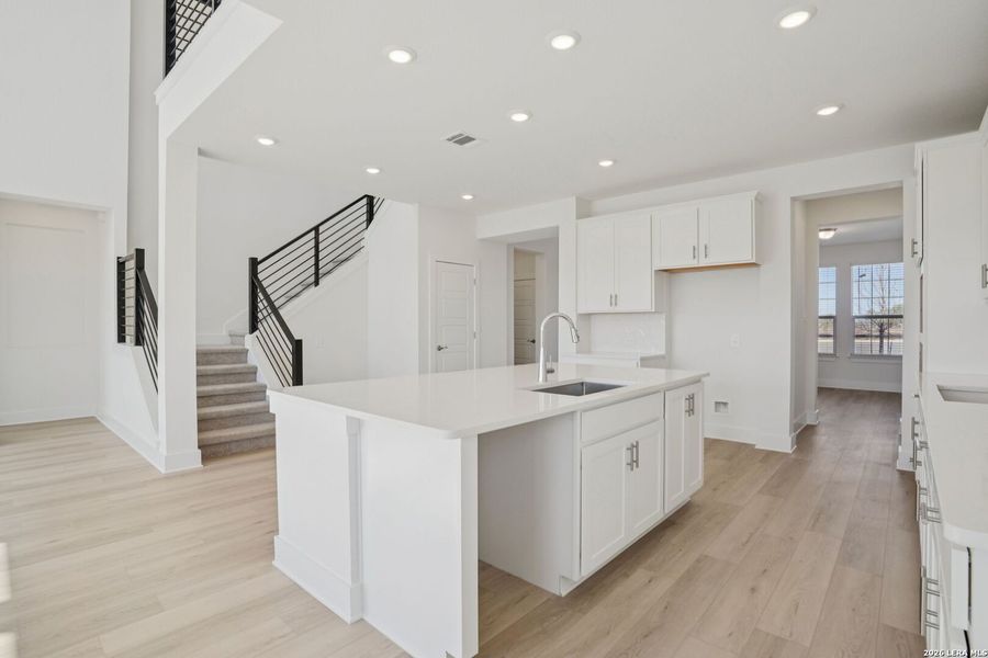 Furnished interior view inside a new home in Carmel Ranch, Schertz (Image 7). Furnished interior view inside a new home in Carmel Ranch, Schertz (Image 7).