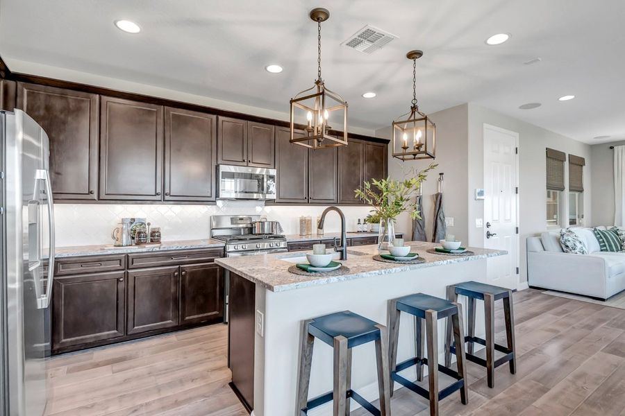 Furnished interior view inside a new home in Ironwood Villages at North Creek, Queen Creek (Image 15).