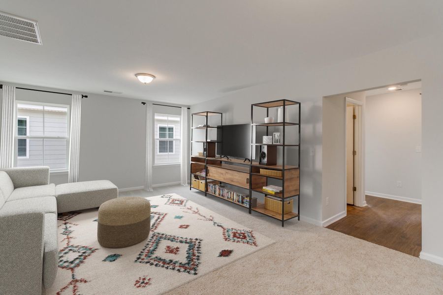 Furnished interior view inside a new home in Lochton, Summerville (Image 9). Furnished interior view inside a new home in Lochton, Summerville (Image 9).