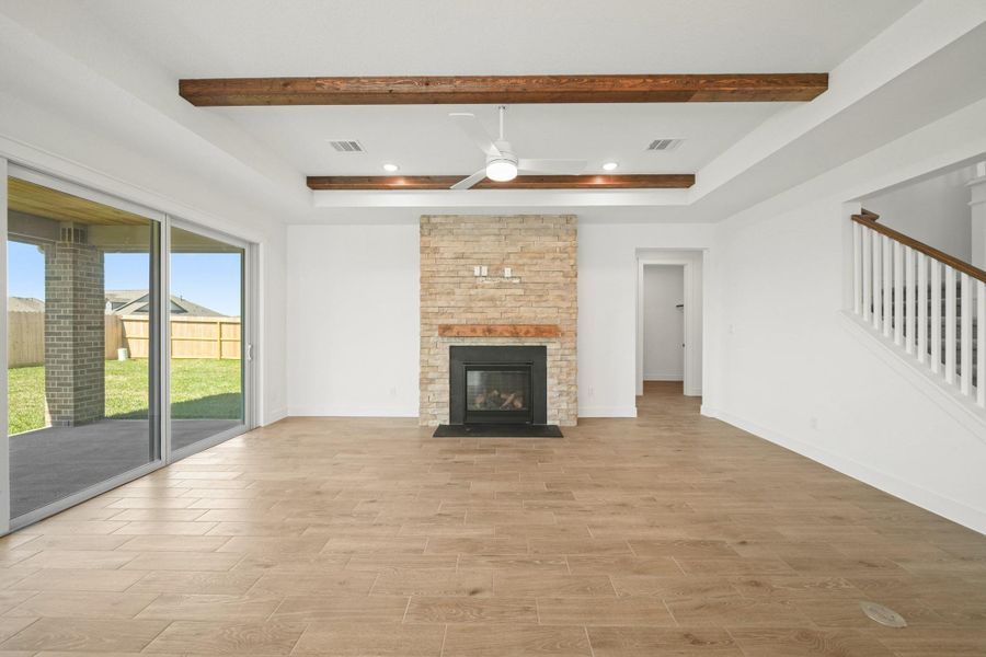 Open great room (*Photo not of actual home and used for illustration purposes only.) Open great room (*Photo not of actual home and used for illustration purposes only.)