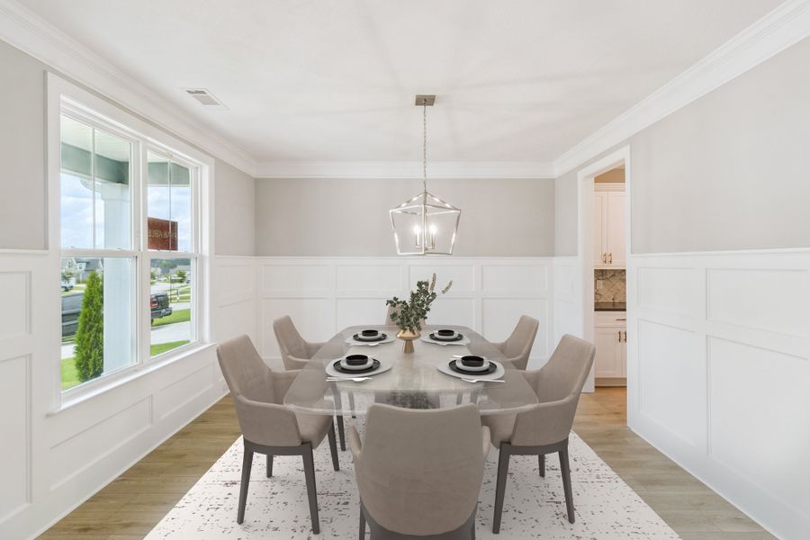 Furnished interior view inside a new home in Crawford Creek, Grovetown (Image 4).