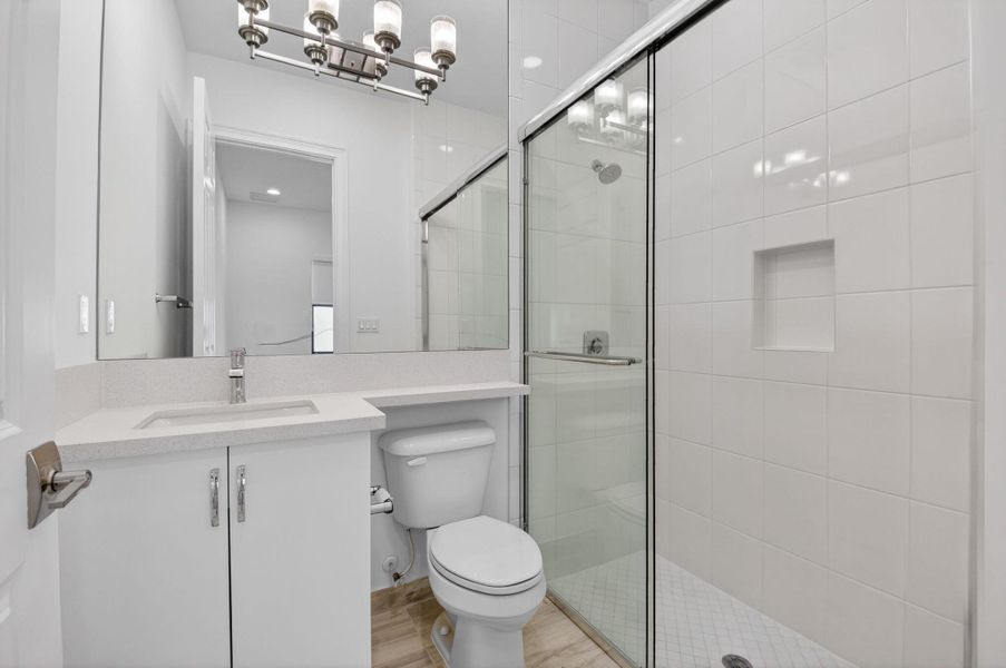 Furnished interior view inside a new home in , Boca Raton (Image 11).