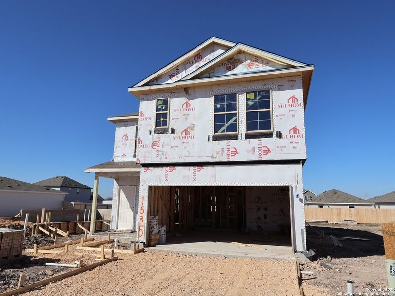 In-progress construction of a new home in Meadows at Clear Springs, New Braunfels, TX (Image 38).