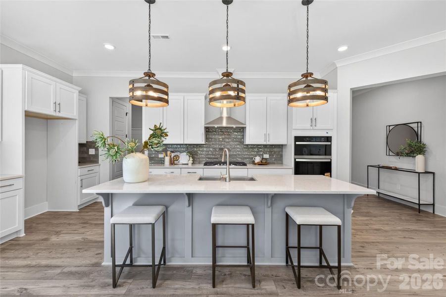 Furnished interior view inside a new home in Edgewater Lakeview On Your Lot, Lancaster (Image 5).