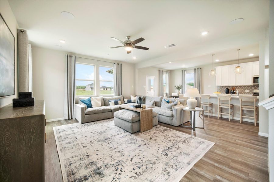 Furnished interior view inside a new home in Montgomery Ridge: Landmark Collection, Montgomery (Image 35).