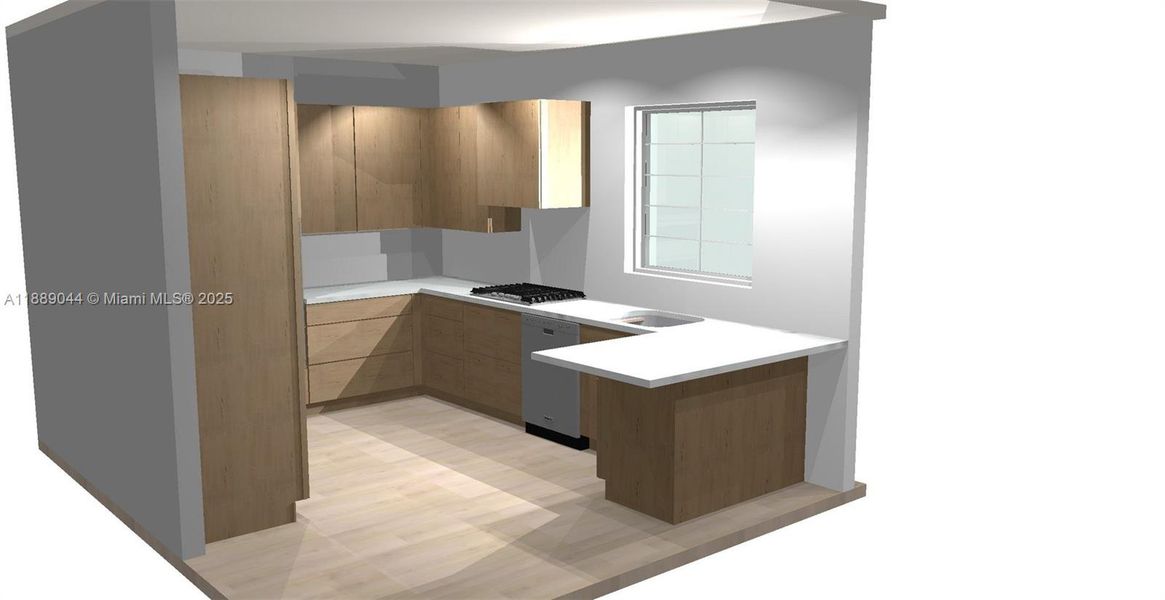 Furnished interior view inside a new home in , Lake Worth (Image 10).