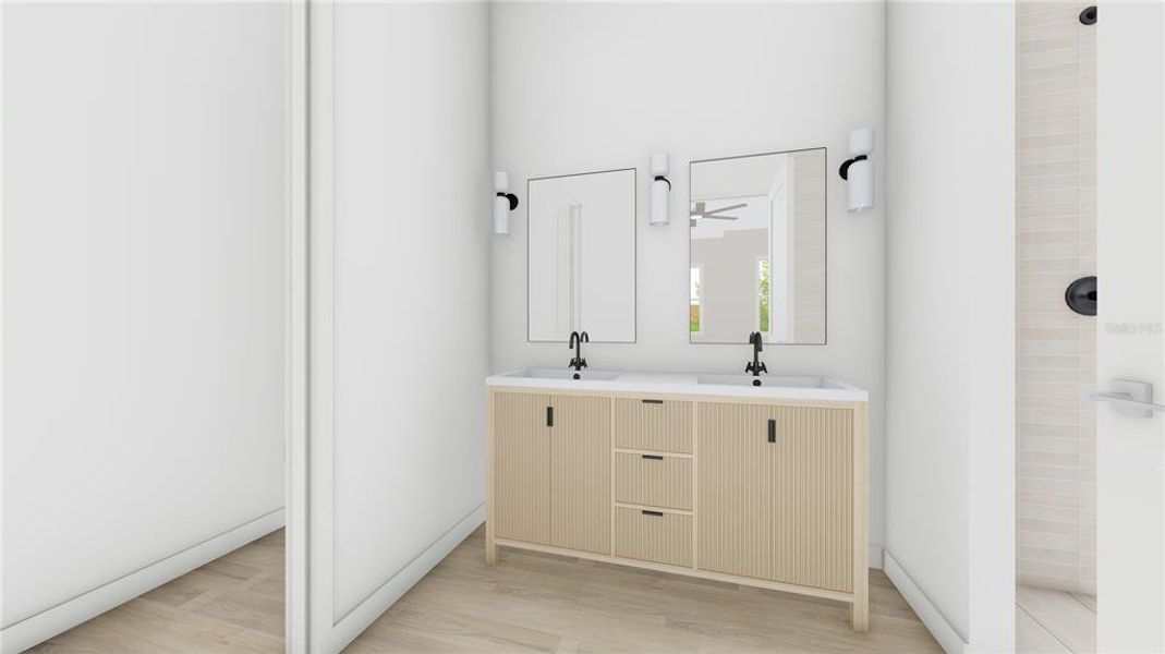 Furnished interior view inside a new home in , Tampa (Image 12).