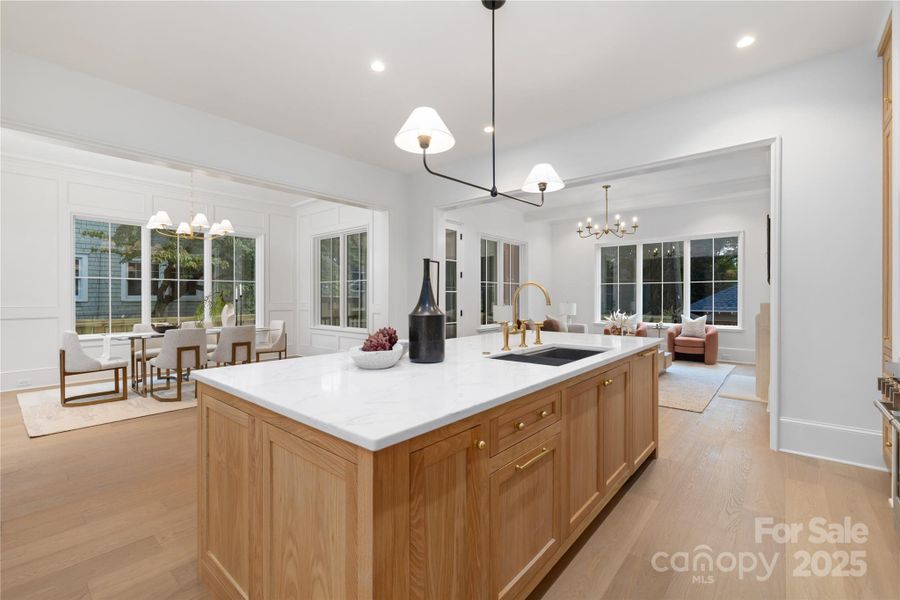 Furnished interior view inside a new home in , Charlotte (Image 28).