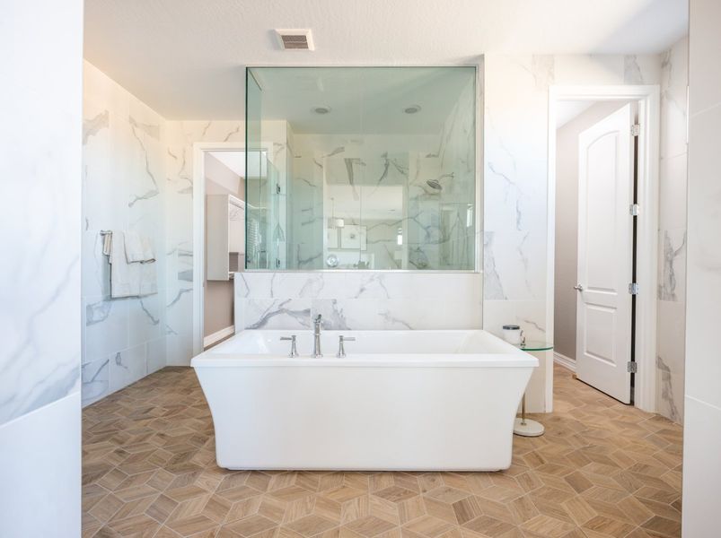 Furnished interior view inside a new home in Elegance at Eastmark, Mesa (Image 53).