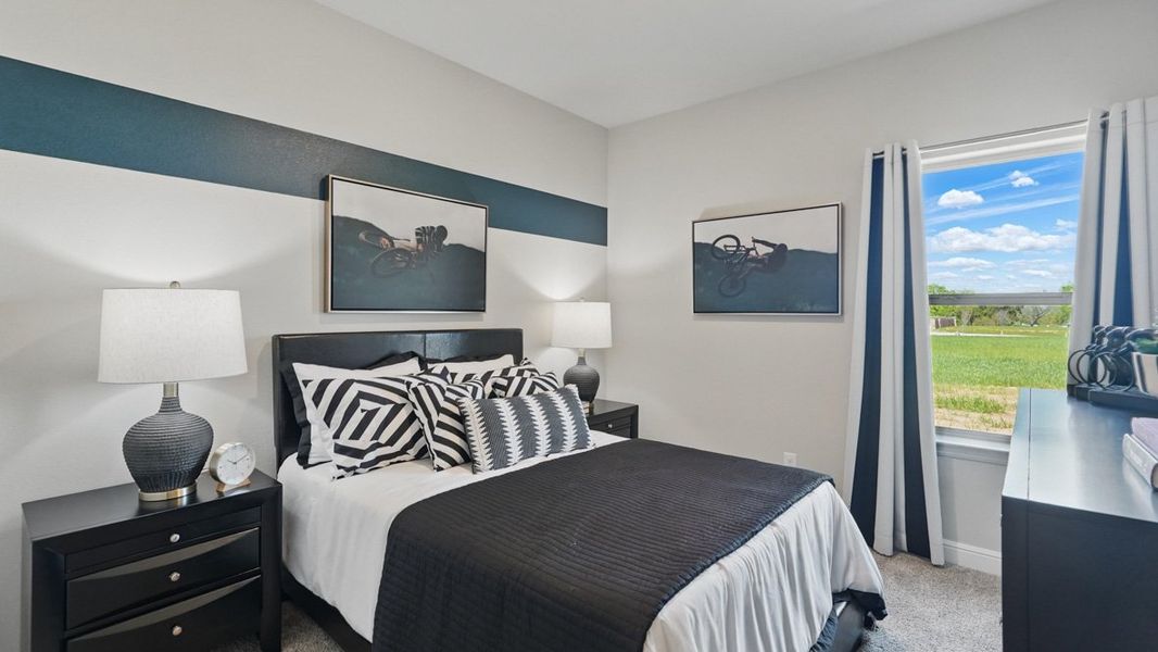 Furnished interior view inside a new home in Eden Ranch, Arlington (Image 30).