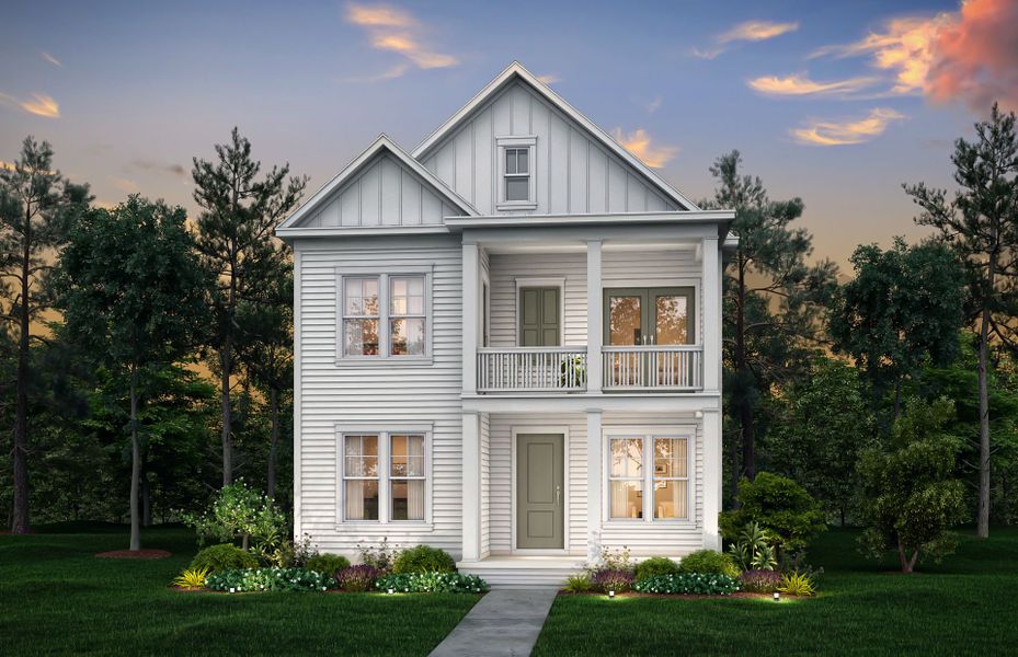 Representative exterior photo of a completed home built from the Violet by Pulte Homes in Heartwood, Richmond Hill, GA (Image 16).