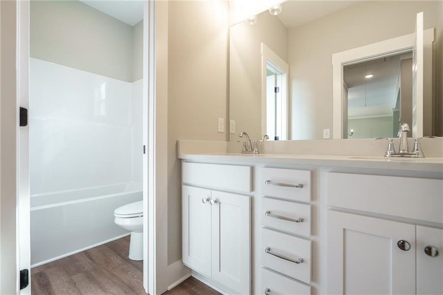 Furnished interior view inside a new home in , Social Circle (Image 13). Furnished interior view inside a new home in , Social Circle (Image 13).