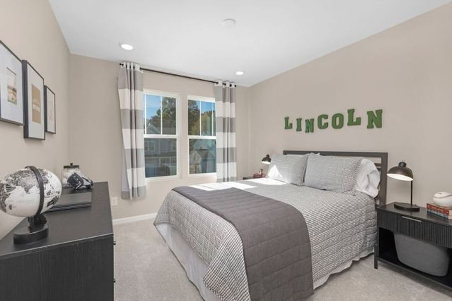 Representative furnished interior of a home built from the Alder by True Homes in Shay Crossing, Salisbury (Image 19).