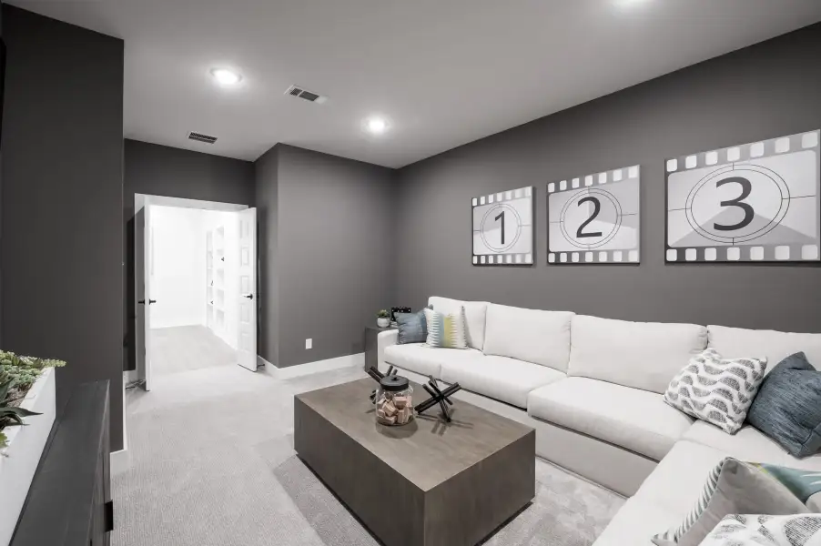 Furnished interior view inside a new home in Sienna 60’, Missouri City (Image 40). Furnished interior view inside a new home in Sienna 60’, Missouri City (Image 40).