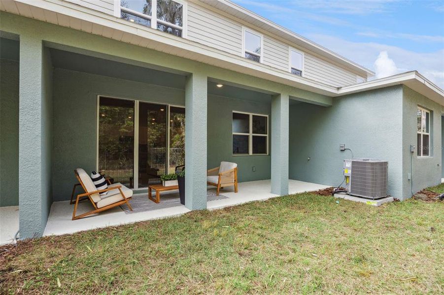 Exterior details and patio area of a home in Terra Haven, St. Cloud (Image 31).