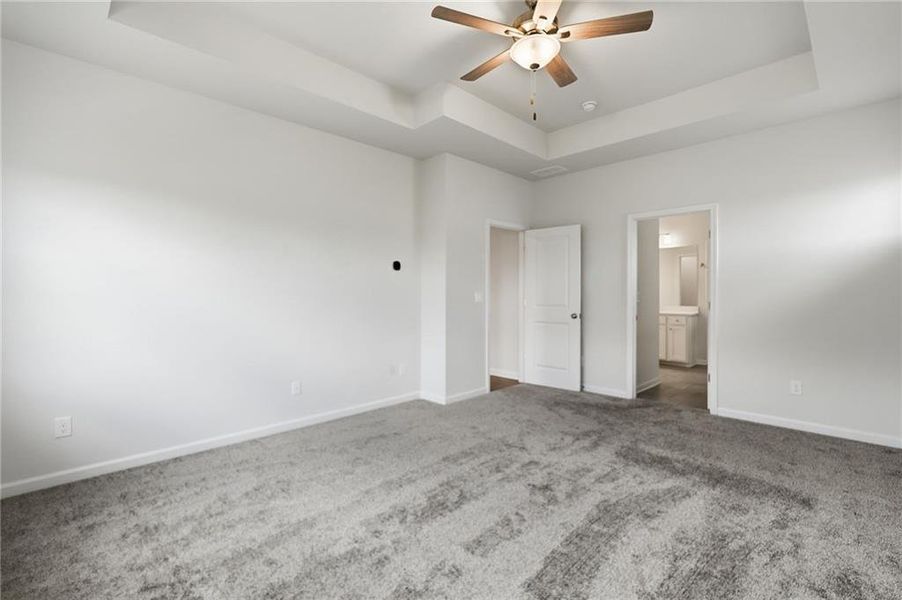 Spacious, unfurnished interior of a new home in Carmichael Farms, Canton (Image 42).