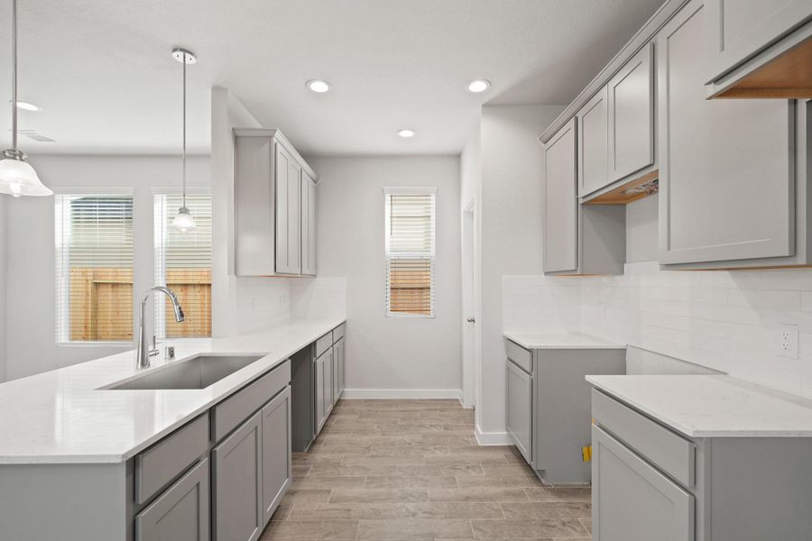 Furnished interior view inside a new home in Grand Oaks Village, Houston (Image 6). Furnished interior view inside a new home in Grand Oaks Village, Houston (Image 6).