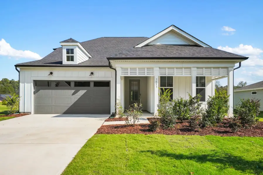 Front exterior of a new home in Kinsdale, Lancaster, SC, highlighting curb appeal (Image 35).
