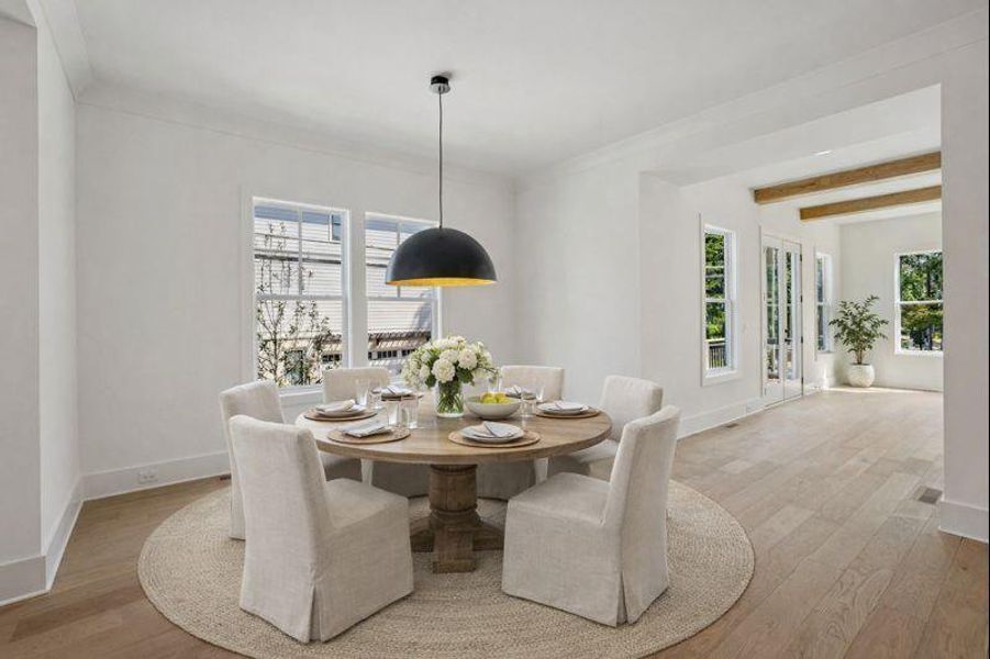 Furnished interior view inside a new home in , Brookhaven (Image 6). Furnished interior view inside a new home in , Brookhaven (Image 6).