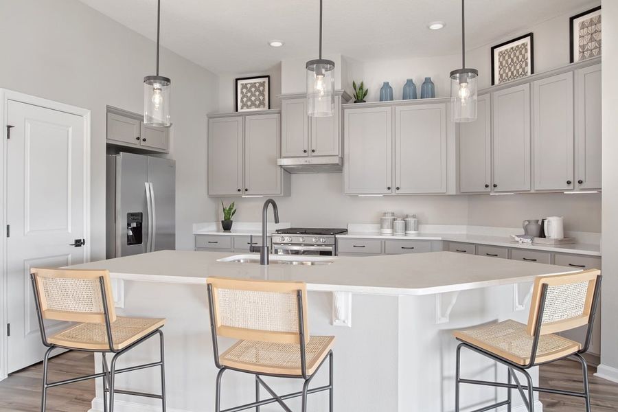 Representative furnished interior of a home built from the 1707 by KB Home in Anabelle Island - Executive Series, Green Cove Springs (Image 5).