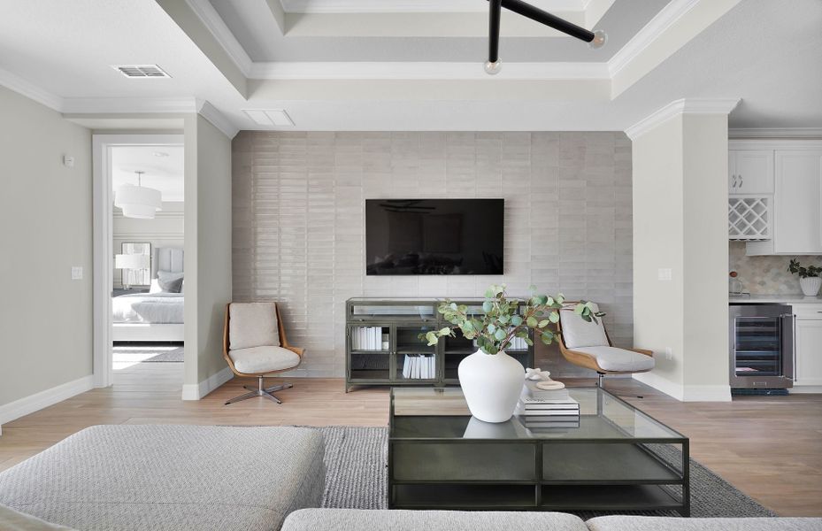 Representative furnished interior of a home built from the Stardom by Del Webb in Del Webb Saint Johns, St. Johns (Image 14).