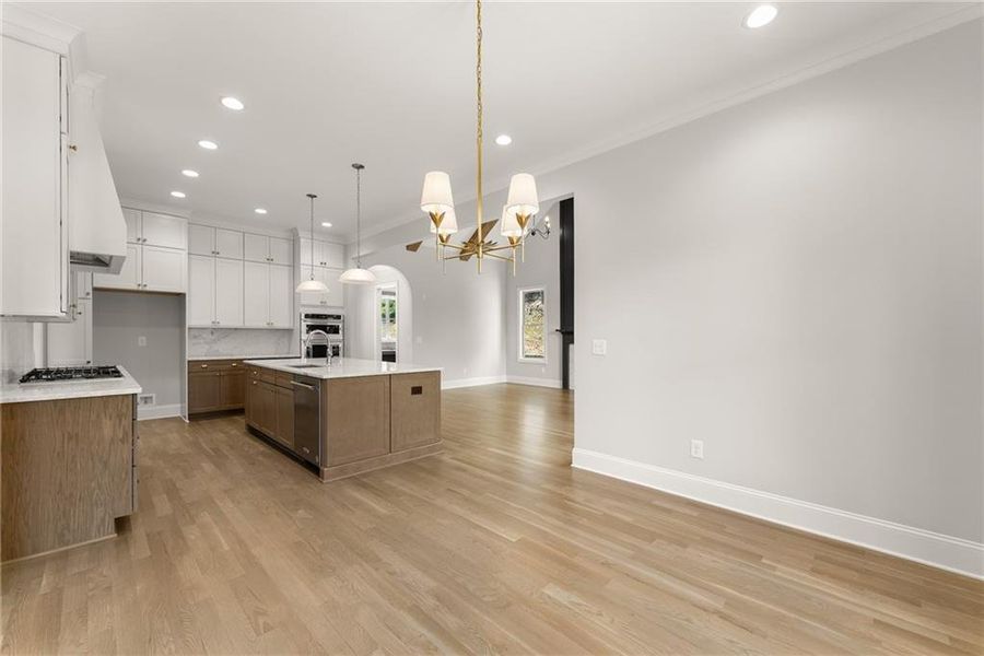Furnished interior view inside a new home in , Flowery Branch (Image 12).