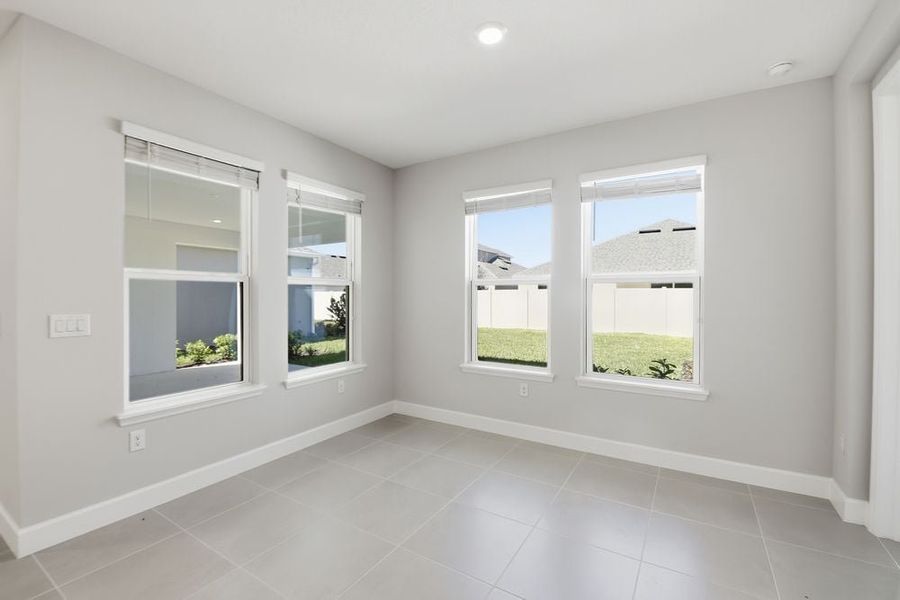 Representative unfurnished interior of a home built from the Cumberland by Taylor Morrison in Harvest at Ovation, Winter Garden (Image 42).