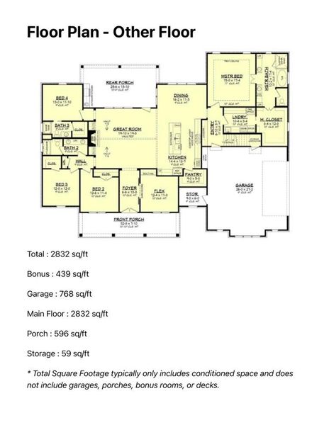 2D floor plan layout of this home in , Stanley, NC (Image 3).