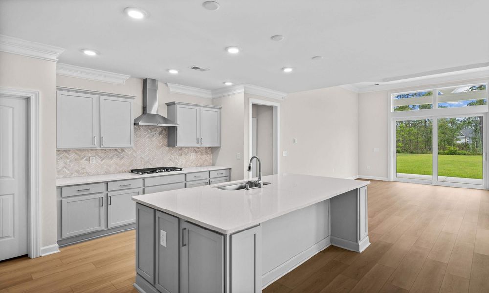 Representative furnished interior of a home built from the The Newberry by Chesapeake Homes in Bridgewater - Waterside Village, Little River (Image 5).