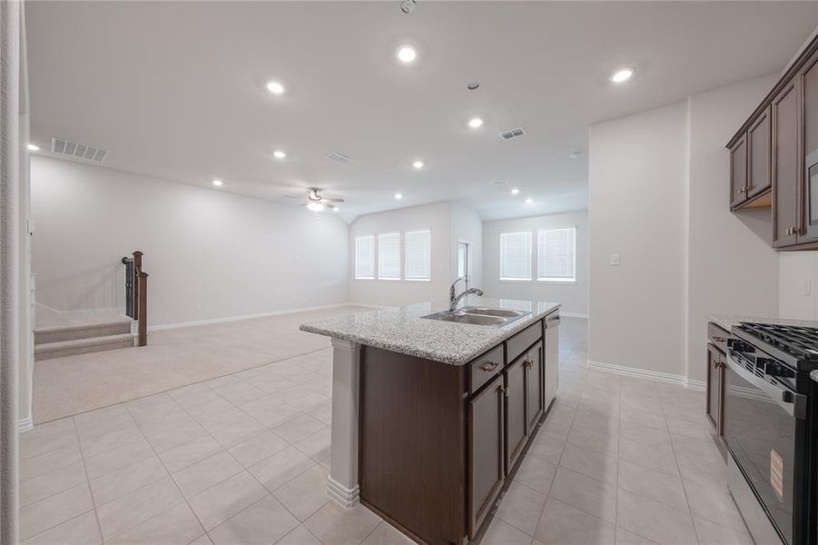 Furnished interior view inside a new home in Lake Pointe: Lake Pointe at Paloma Creek, Little Elm (Image 8).
