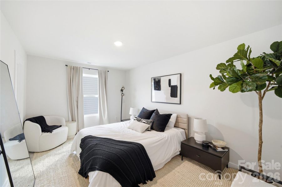 Furnished interior view inside a new home in , Charlotte (Image 21).