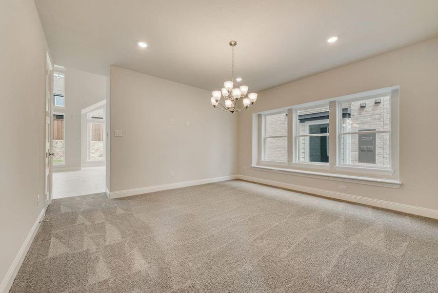 Spacious, unfurnished interior of a new home in Wellspring Estates, Celina (Image 21). Spacious, unfurnished interior of a new home in Wellspring Estates, Celina (Image 21).