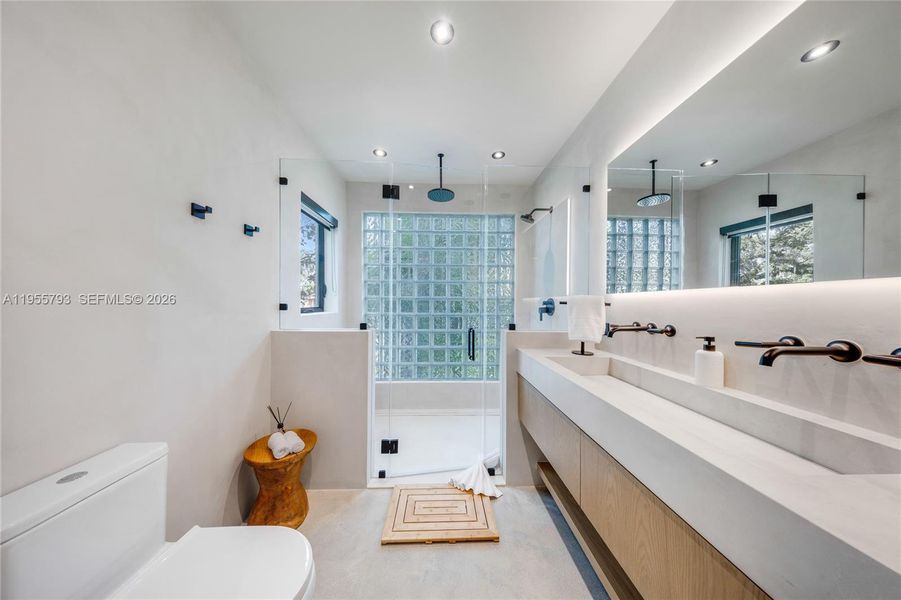 Furnished interior view inside a new home in , Miami (Image 29).