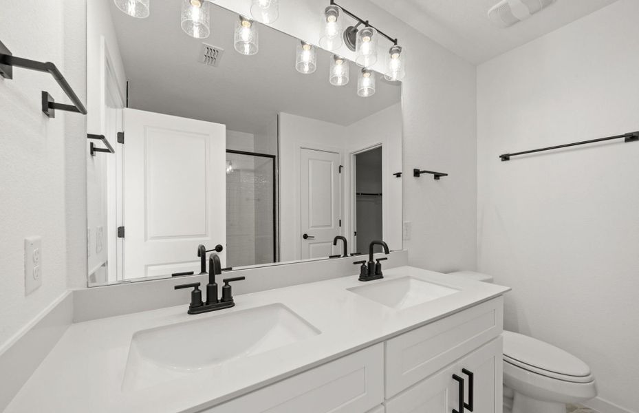 Furnished interior view inside a new home in Sunfield, Buda (Image 8).