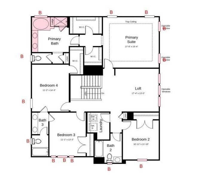 Additional Highlights Include: tray ceiling at primary suite, tub and shower in primary bath, sunroom, additional windows at primary suite, loft, and casual dining, fireplace at great room, tankless gas water heater.