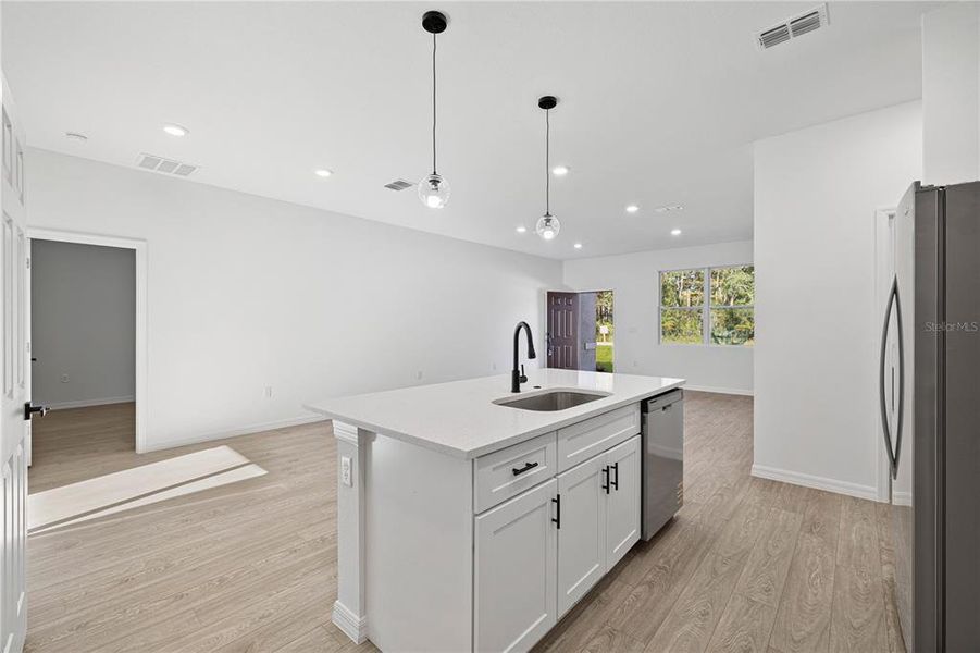 Furnished interior view inside a new home in , Poinciana (Image 3).