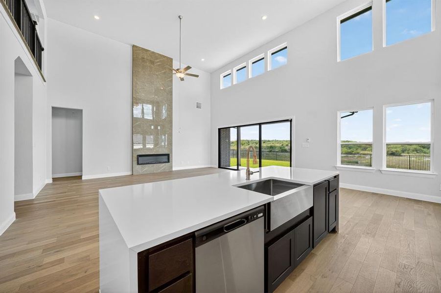 Furnished interior view inside a new home in Walsh Ranch, Fort Worth (Image 11).