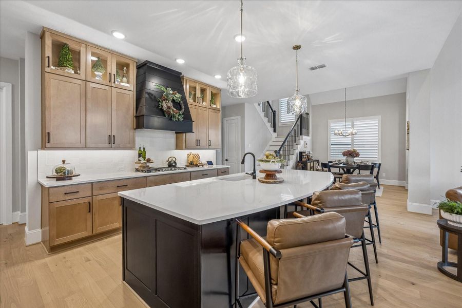Furnished interior view inside a new home in Prairieland Village - Summit Collection, Cypress (Image 30).