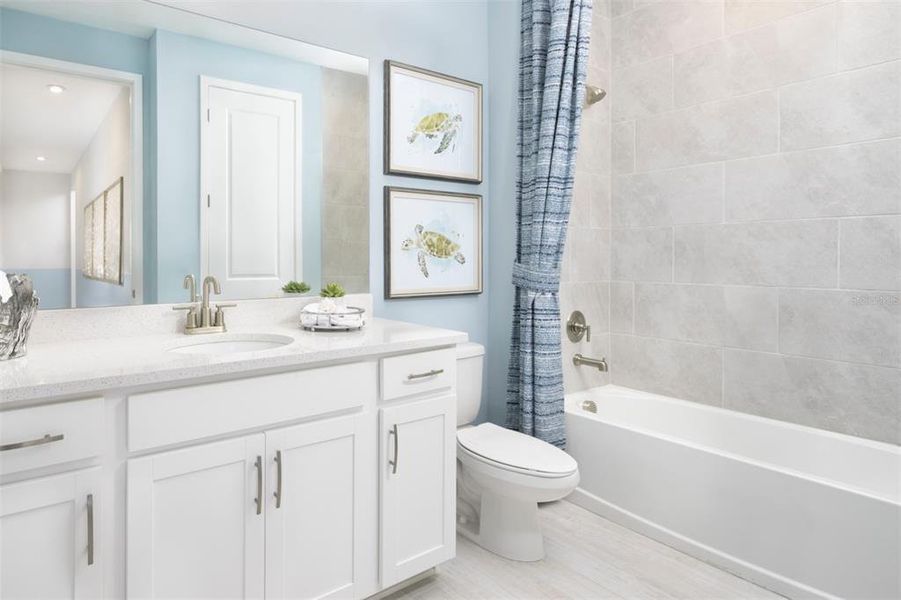 Furnished interior view inside a new home in Wellen Park, Venice (Image 10).