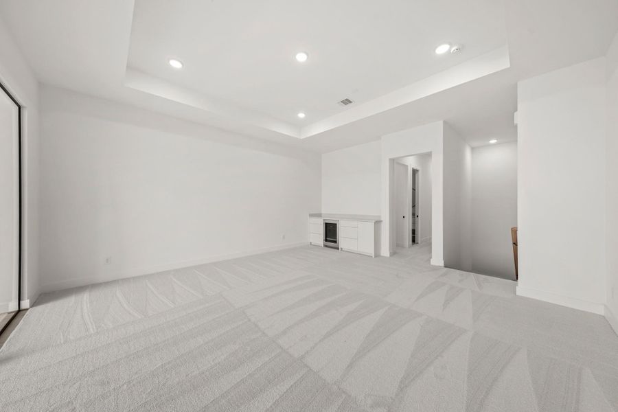 Spacious, unfurnished interior of a new home in Bridgeland, Cypress (Image 45).