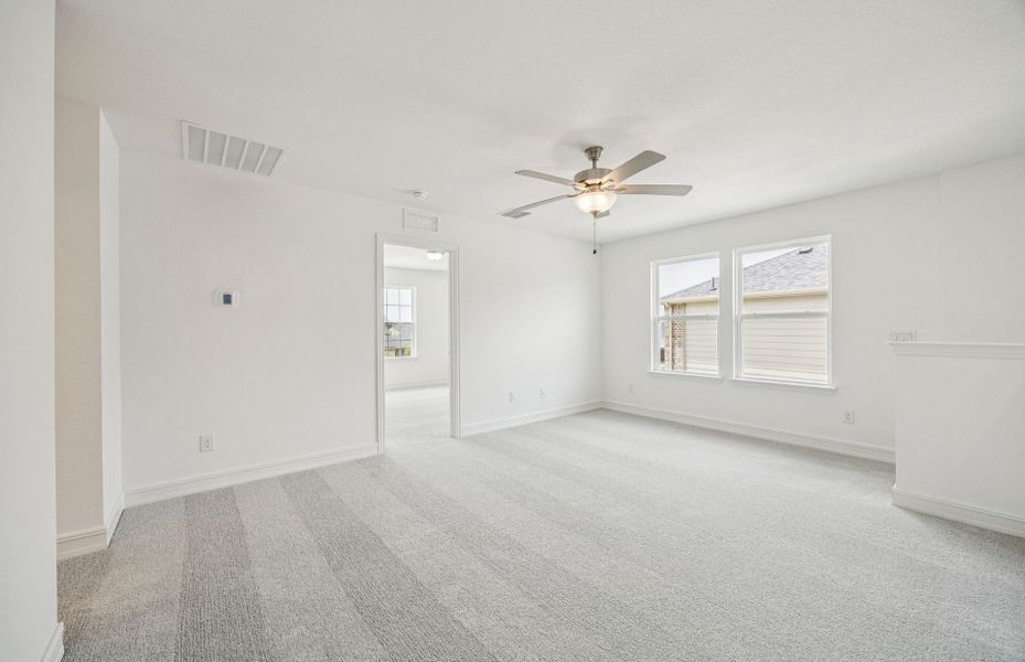 Inviting Game Room perfect for additional entertaining  *Real home pictured