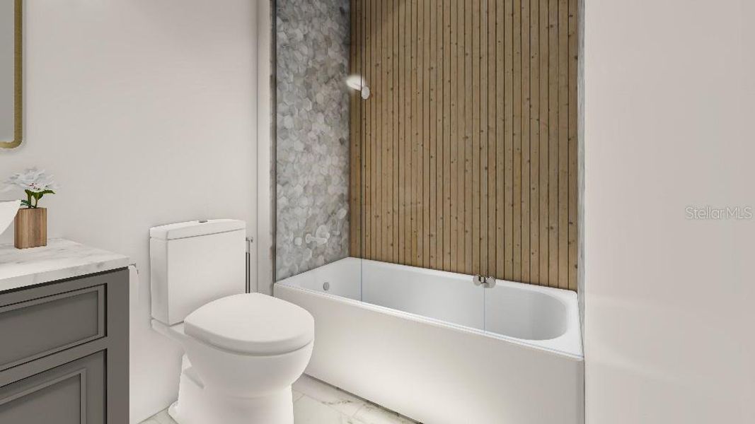 Furnished interior view inside a new home in , Tampa (Image 7).