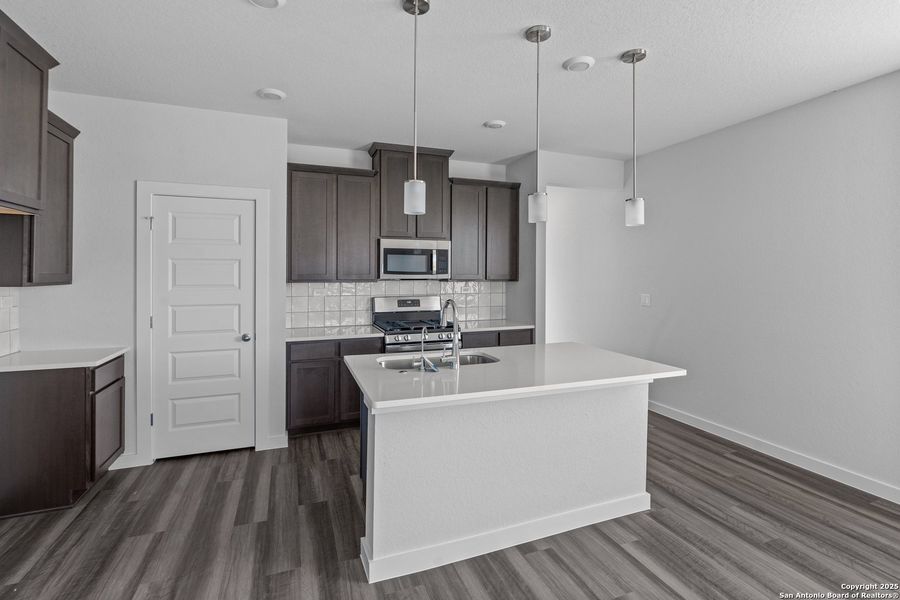 Furnished interior view inside a new home in Talley Fields, San Antonio (Image 7). Furnished interior view inside a new home in Talley Fields, San Antonio (Image 7).