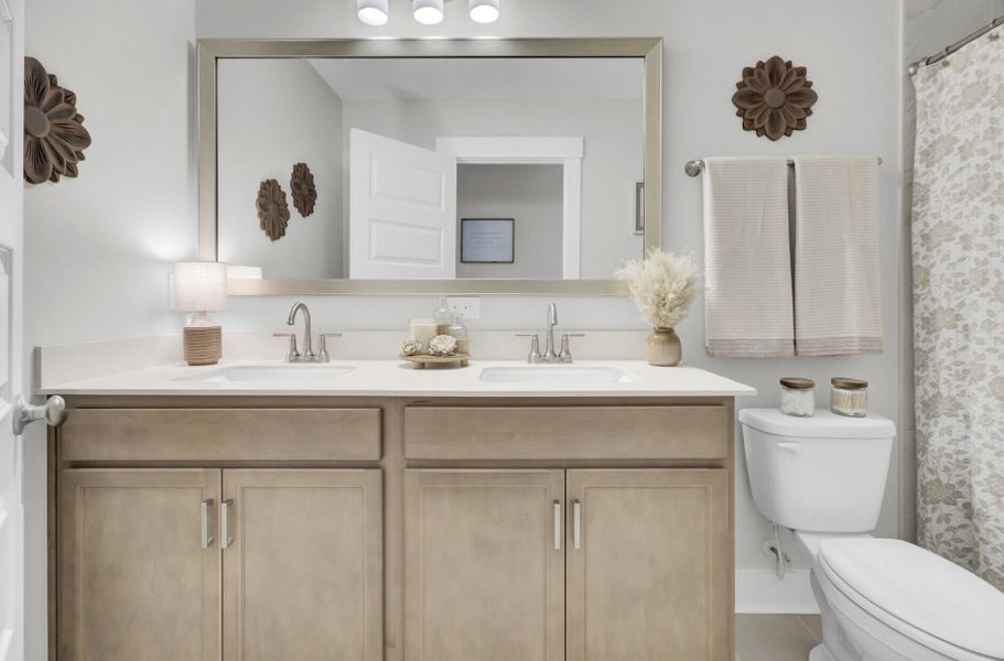 Furnished interior view inside a new home in Lochton, Summerville (Image 53).