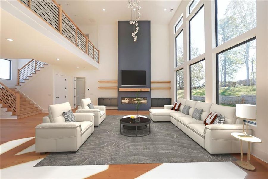 Furnished interior view inside a new home in , Auburn (Image 31). Furnished interior view inside a new home in , Auburn (Image 31).