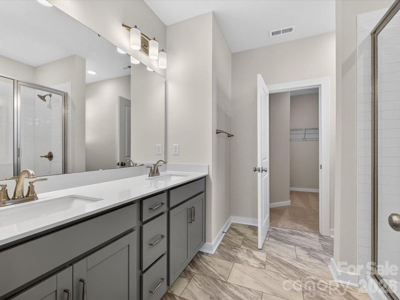 Furnished interior view inside a new home in Central Living at Craig, Charlotte (Image 9).