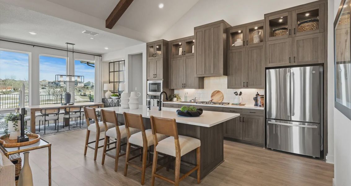 Representative furnished interior of a home built from the Malia by Chesmar Homes in Gregg Ranch, Marble Falls (Image 7).