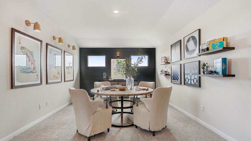 Representative furnished interior of a home built from the The Naples by D.R. Horton in Thunder Rock, Marble Falls (Image 24). Representative furnished interior of a home built from the The Naples by D.R. Horton in Thunder Rock, Marble Falls (Image 24).