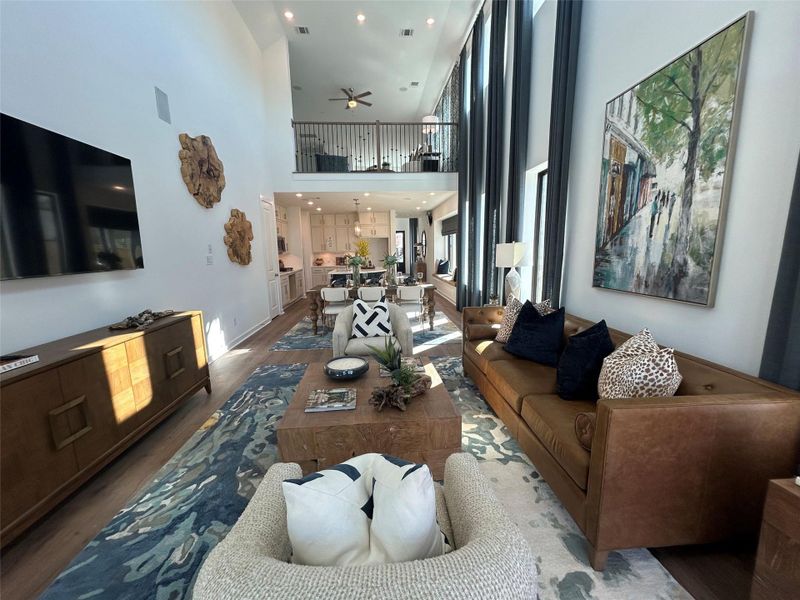 Furnished interior view inside a new home in Santa Rita Ranch, Liberty Hill (Image 13).