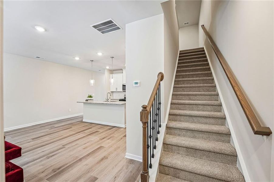 Spacious, unfurnished interior of a new home in Artisan Walk, Fairburn (Image 33). Spacious, unfurnished interior of a new home in Artisan Walk, Fairburn (Image 33).